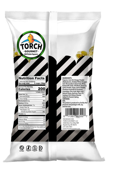 Perfect Dill Pickle Popcorn  3 Cup Bag